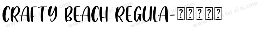 Crafty Beach Regula字体转换